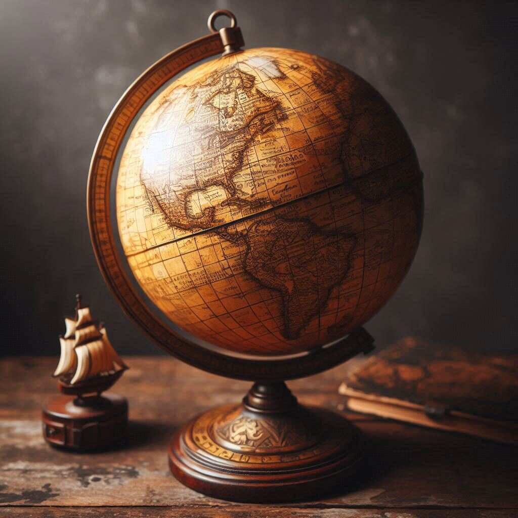 globe on stand The Timeless Charm