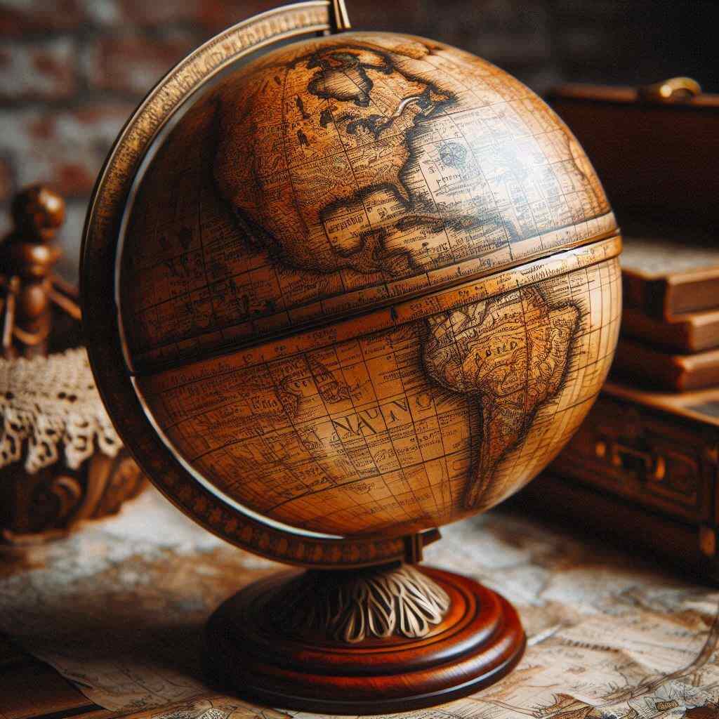 globe on stand