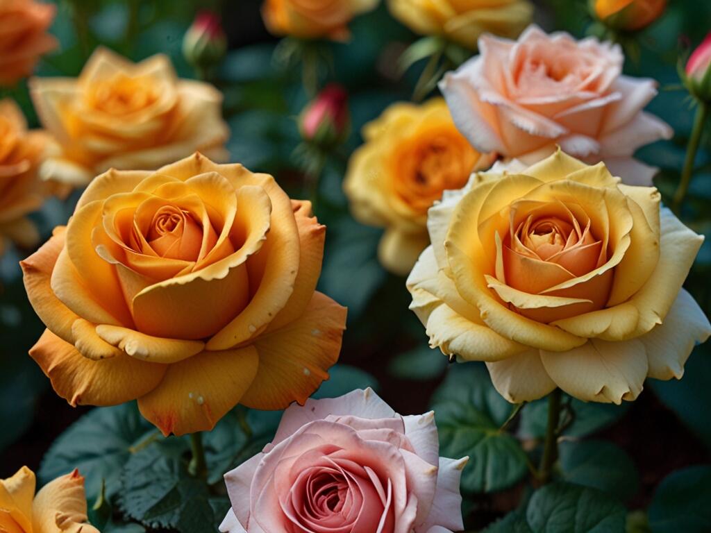 The Charm of Dorothy Rose Amber Roses